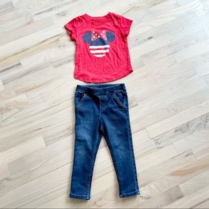Minnie T-Shirt with Jeans